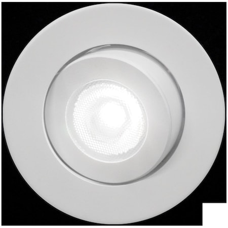Nicor Lighting 2 In. Led Gimbal Downlight In White - 3000K DLG2-10-120-3K-WH